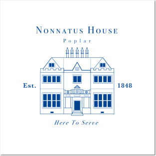 Nonnatus House | Blue Ink Posters and Art